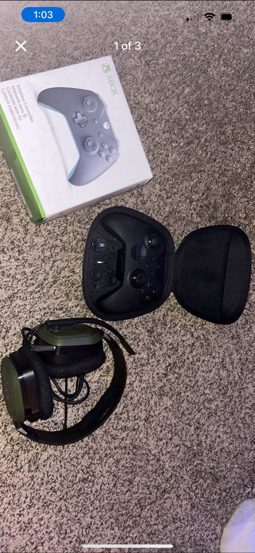 Wireless Xs Elite Controller With Changeable Pieces + Astro Headset