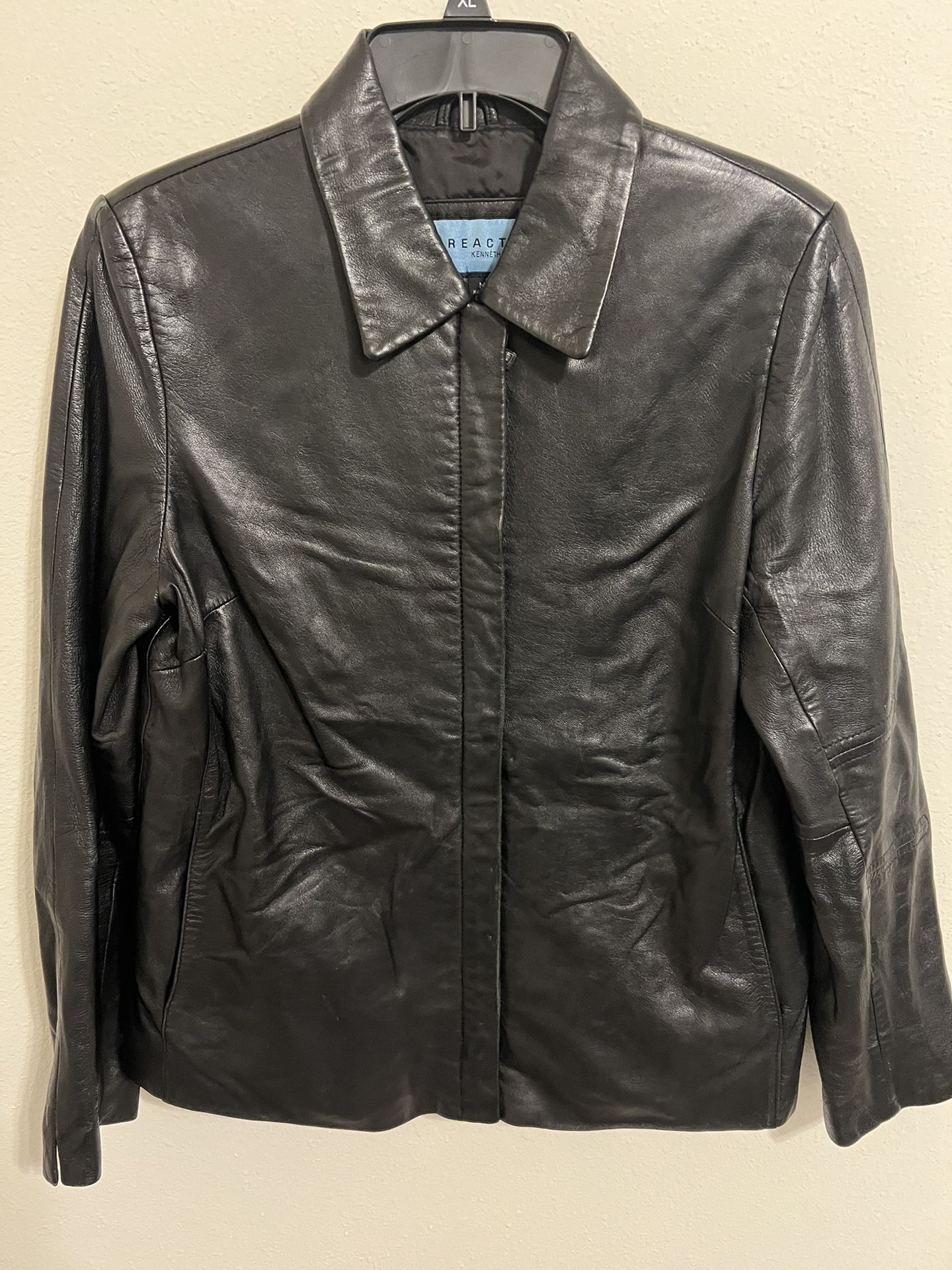 Kenneth Cole Reaction Leather Jacket 