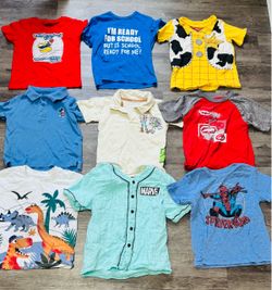 Size 4T Toddler Boys T-Shirt Bundle Lot of 9
