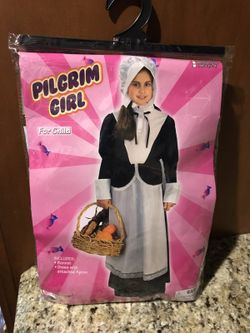 LITTLE GIRLS PILGRIM COSTUME (Size 4-6)