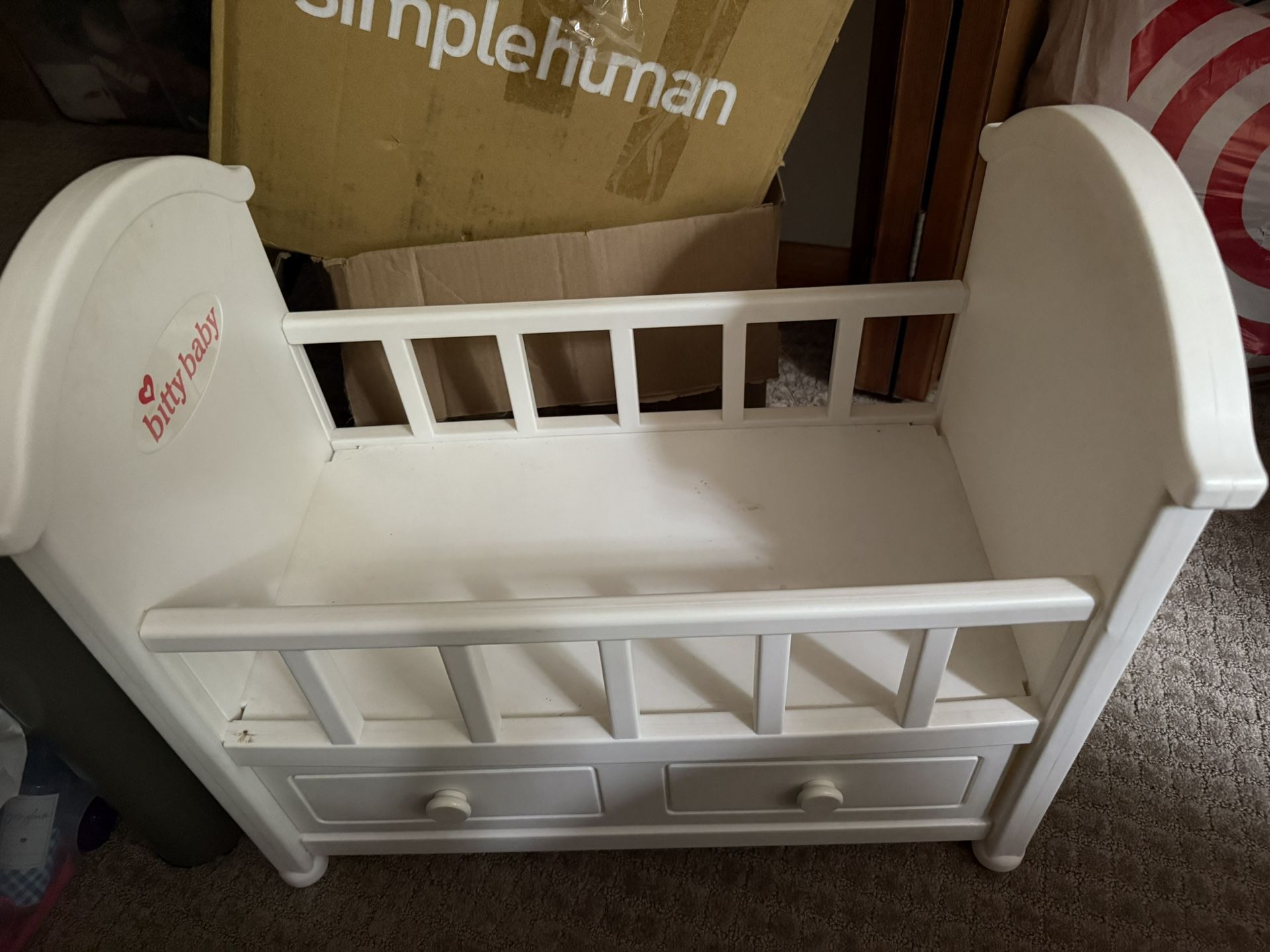 American Girl Brand Bitty Baby Crib With Drawer