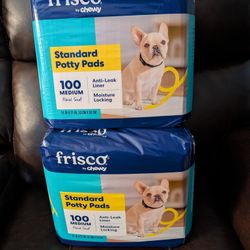 NEW! Frisco Medium Dog Training & Potty Pads, 21" x 21",  Floral Scented, 100 count
