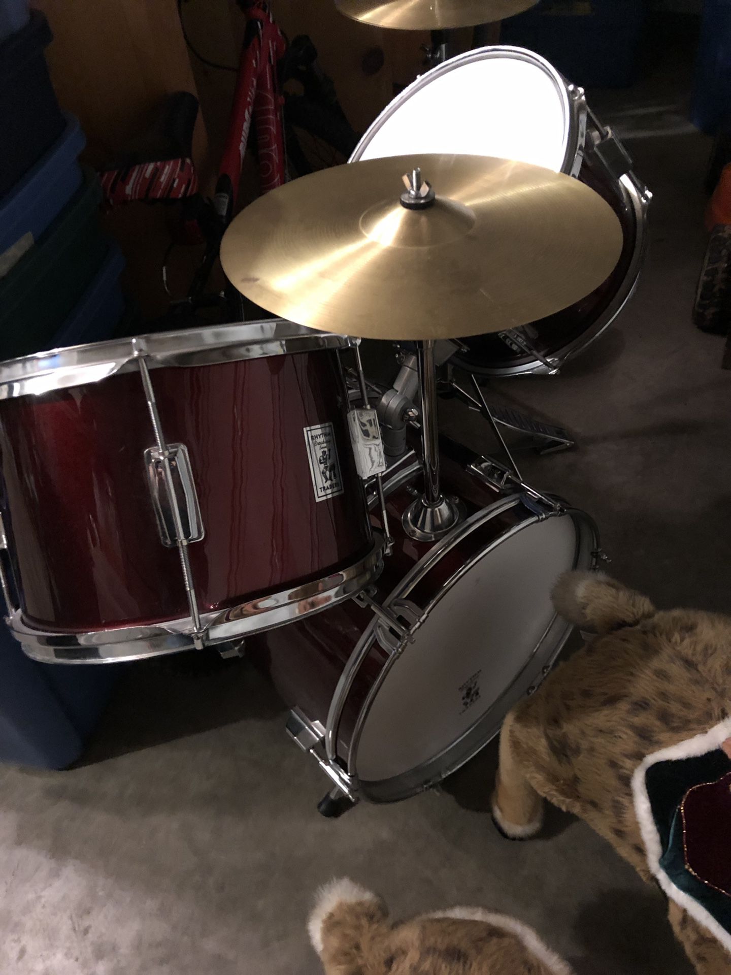 7 piece junior drum set