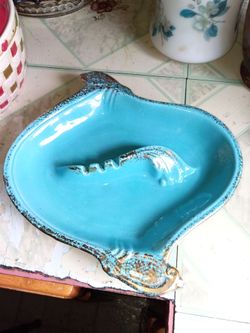 2 really nice old ashtrays