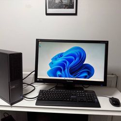 DELL desktop i3 processor win 11 comes with monitor keyboard and mouse