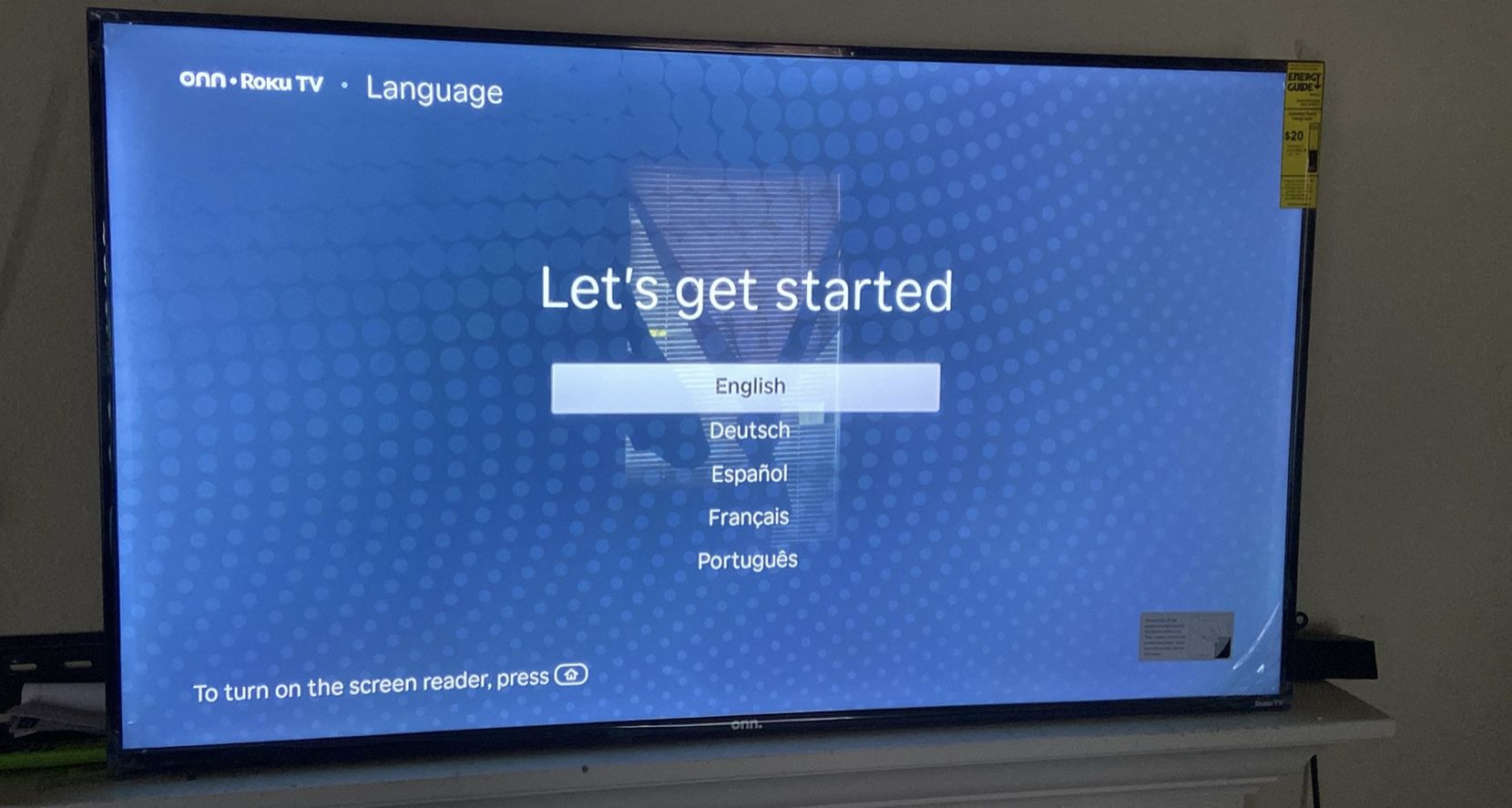 50’ Roku Tv
