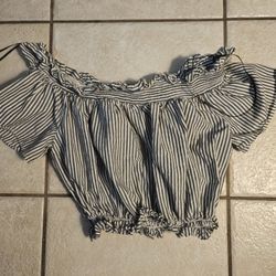 Womens Small Crop Top Tube Top Clothes