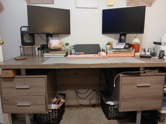 Gray desk for sale