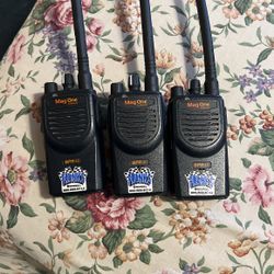 walkie talkies