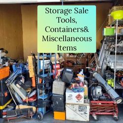 STORAGE UNIT  SALE- Garden Decor, Tools & More