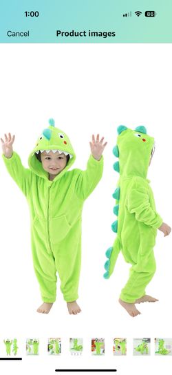 Dinosaur Shark Costume Flannel Jumpsuits Soft Animal One Piece for Kids Holiday Birthday