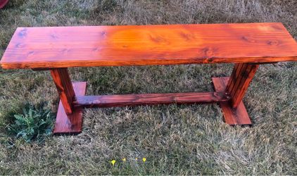 Handcrafted Wooden Bench