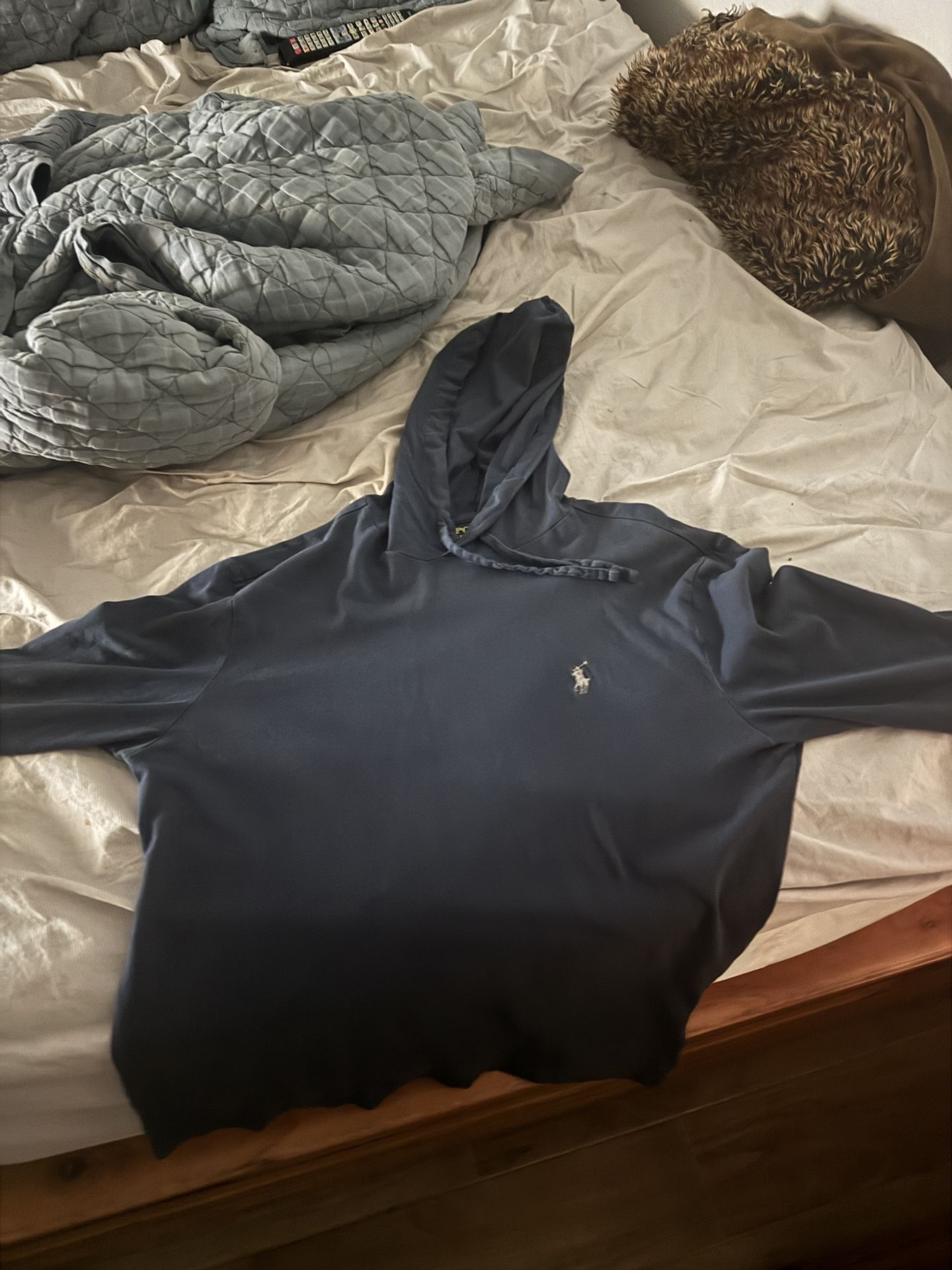 Thin polo hoodie