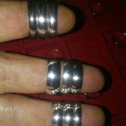 Rings Sterling silver Band. Some Hand Made.mans And Women