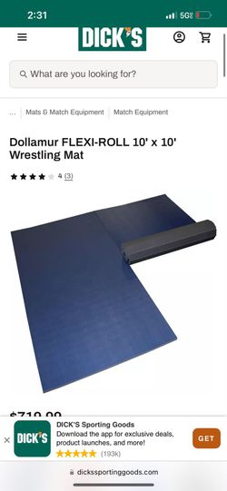 Dollamur Flex roll 10×10 Jiu jitsu mat
