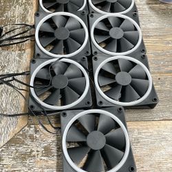 NzXT RGB Fans 120mm 4 Pin  $25 Each  $125 For 7 