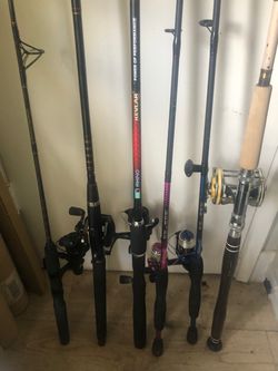 Fishing Rod/Reel Combos Lot