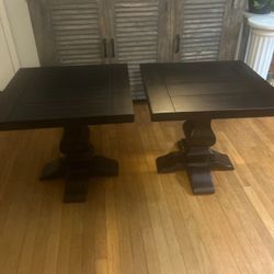 Gorgeous Dark Chocolate Brown  Coffee And End Tables