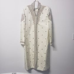 Ornate Men's Silk Sherwani (Tunic) - Manyavar Brand