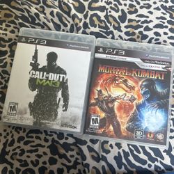COD MW3 & Mortal Kombat PS3 