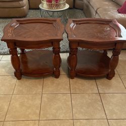 Real Wood End Tables