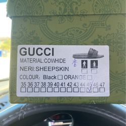 Gucci Slides Size 12