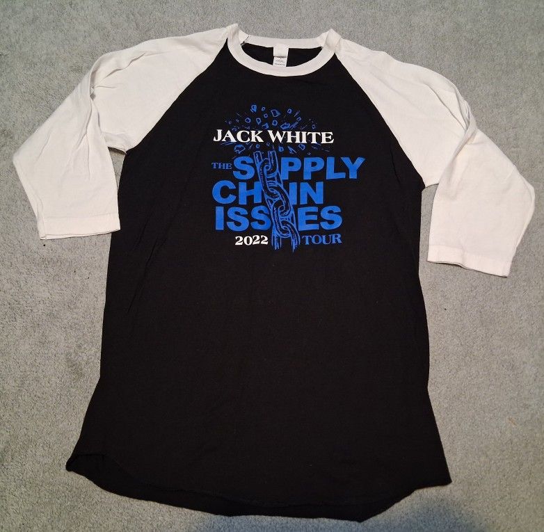 Women's Size Small Jack White Concert Tour Shirt 2022 Supply Chain