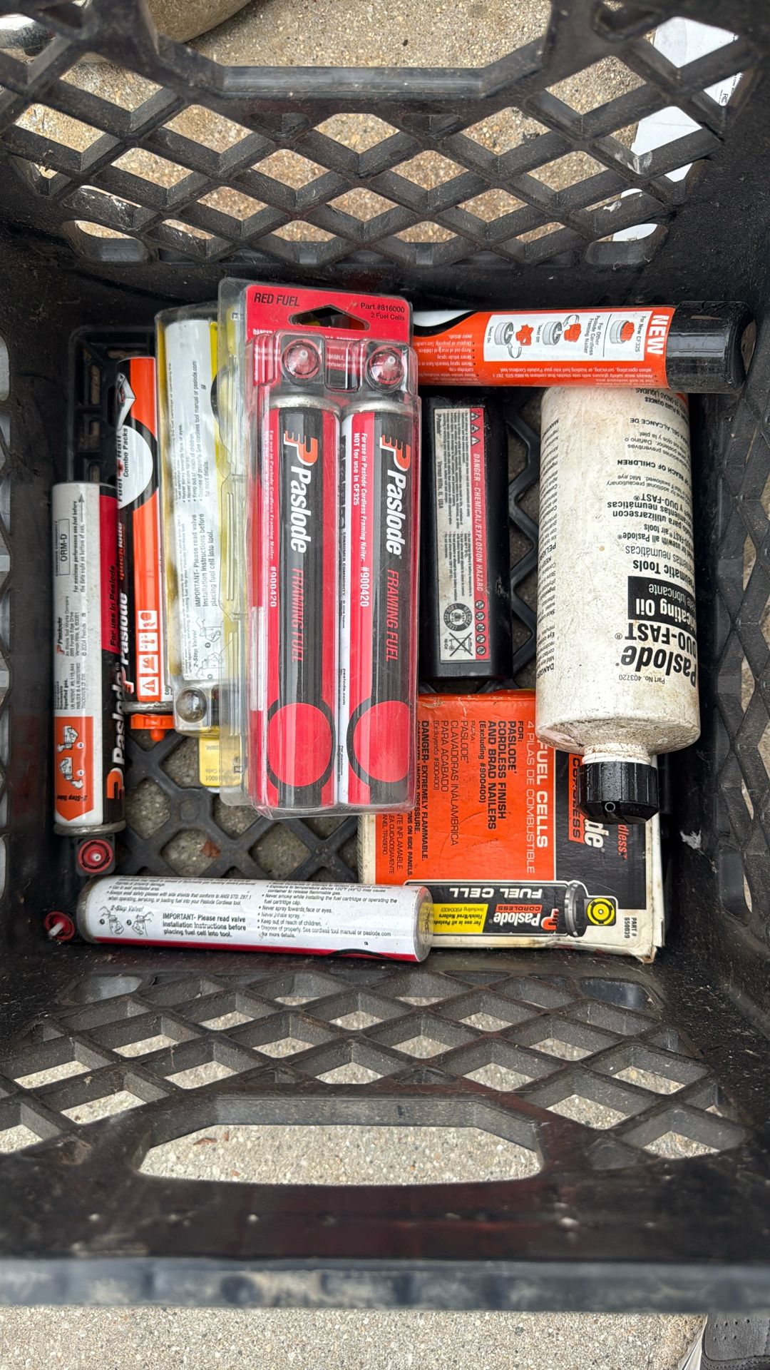 Paslode Fuel Cells And Battery