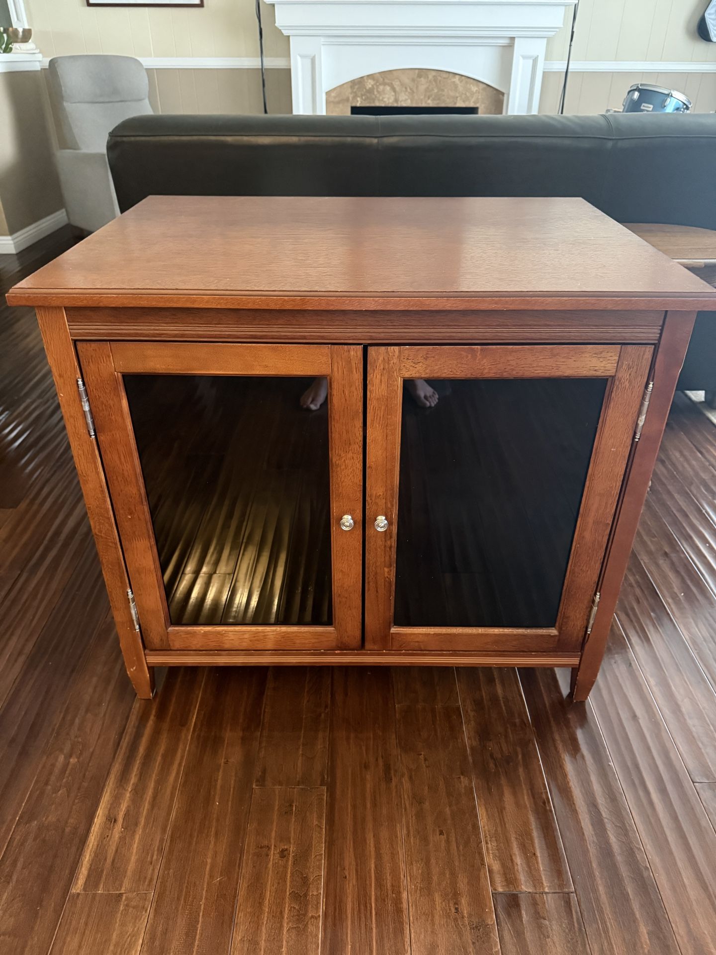 solid wood tv / media / storage cabinet