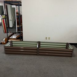 New In Box- 92.5” X 23.5” X 11.8” Raised Garden Bed For Vegetables. Metal Box Steel.