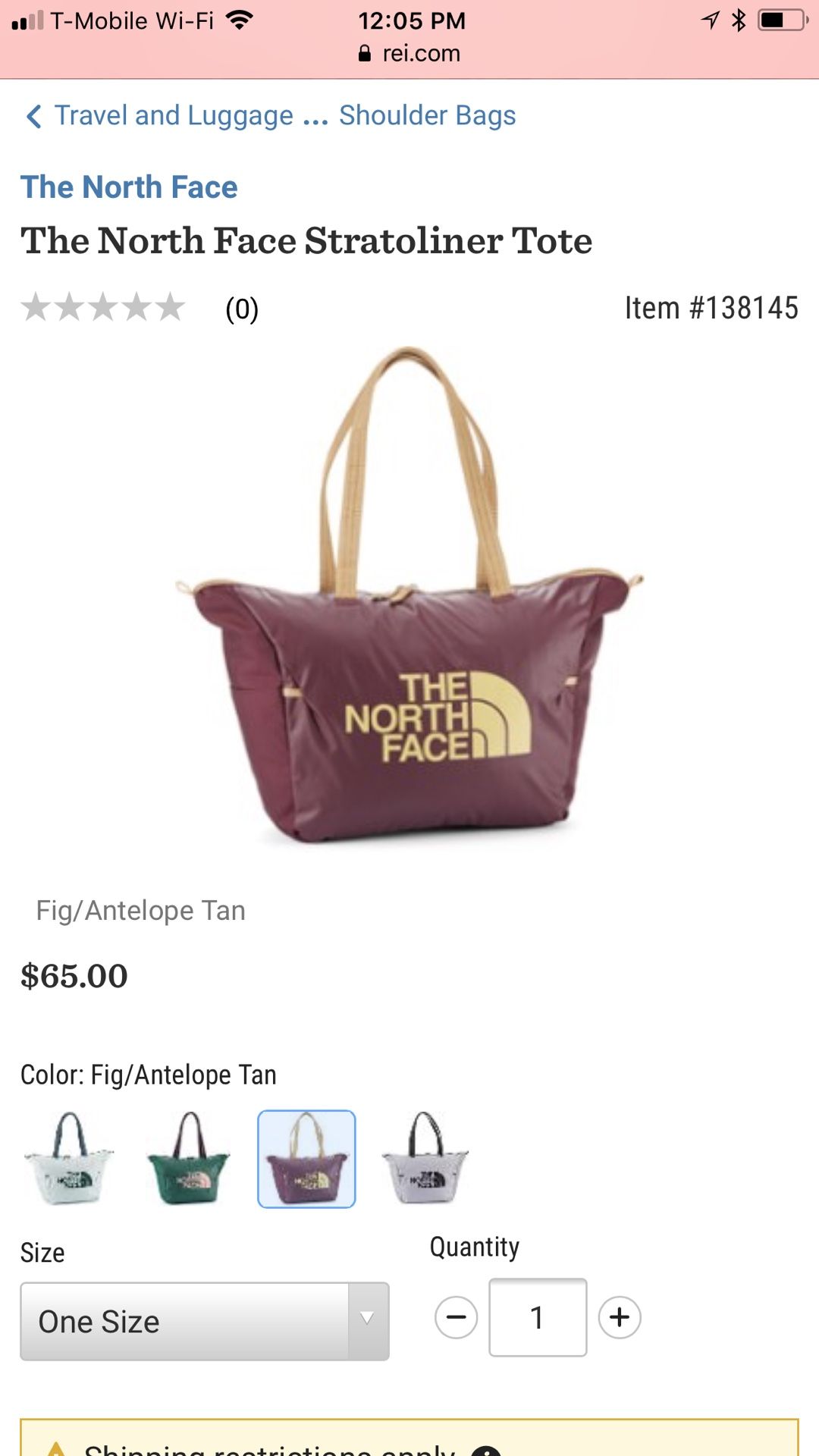 Brand new The north Face Stratoliner Tote
