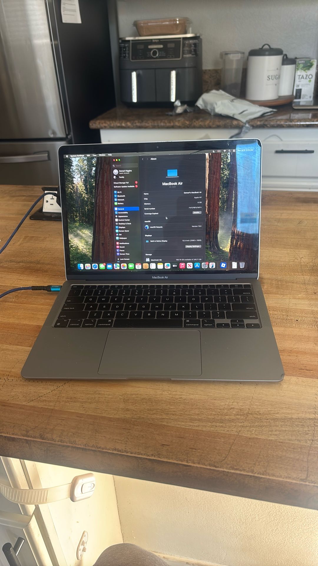 2020 Gray MacBook Air M1
