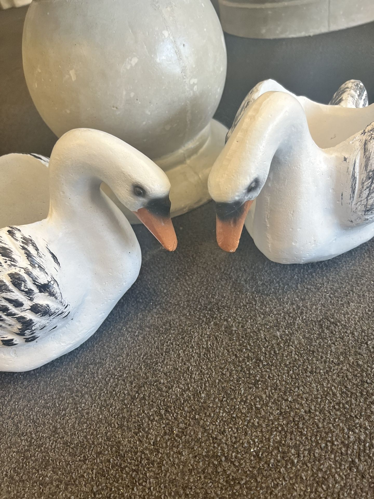 Swan Cement Planter X2