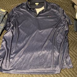Mens XXL Greg Norman Play Dry Polyester Shirt