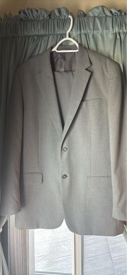 Men's Gray Pinstripe Suit
