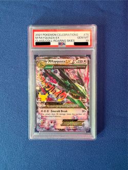 Pokémon M Rayquaza EX 76/108 PSA 10 Celebrations Classic Collection