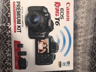 Brand New Canon Rebel T6 EOS w/ lenses.