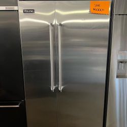 Viking Stainless Steel Built In Refrigerator ER