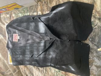 Black Vest Western Type Large