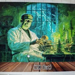 Frankenstein Lab Backdrop