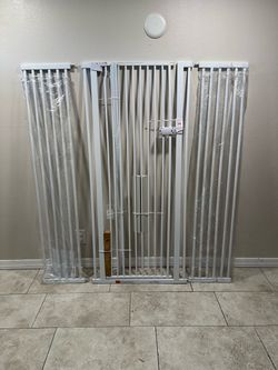 Extra Tall & Wide Cate Gate / Pet Gate - Fits Openings 38.39” - 59.44”