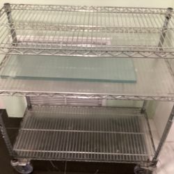 Metal Shelves Asking $75.