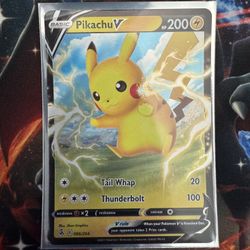 Pikachu V #86 Pokemon Fusion Strike  