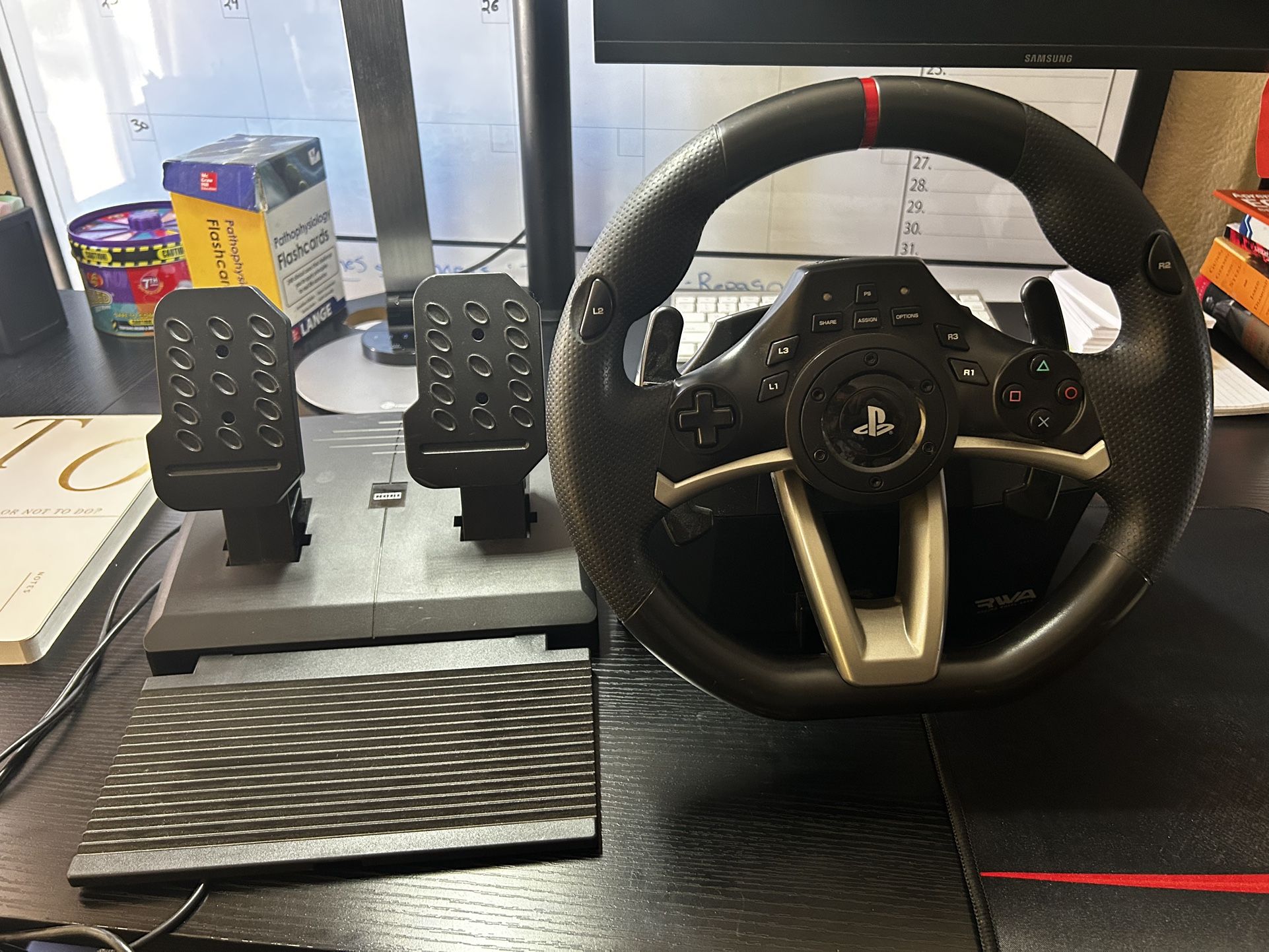 Hori Racing Wheel With Pedals