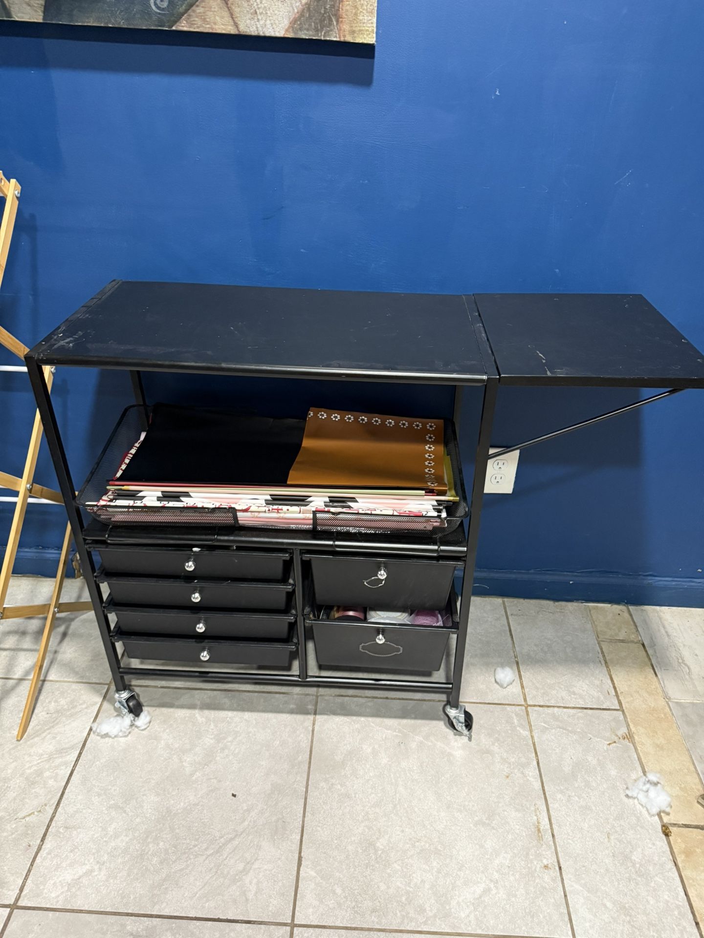 Organizing Storage Cart And Rack