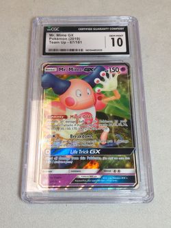 Mr. Mime GX CGC 10 Gem Mint Pokémon Card