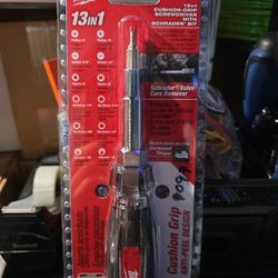 Milwaukee
13-in-1 Multi-Tip Cushion Grip Screwdriver With Schrader Bit