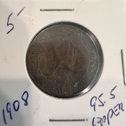 1908 Canadian Large Cent — King Edward VII