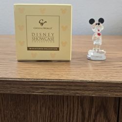 Crystal World Disney Showcase Collection Birthstone (July) Mickey Miniatures