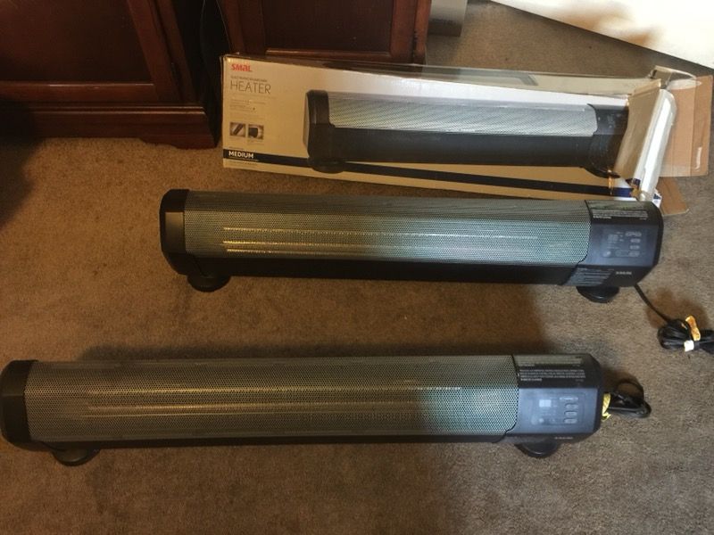 2 SMAL Electronic Baseboard Heaters at $30 ea for Sale in Los Angeles, CA -  OfferUp
